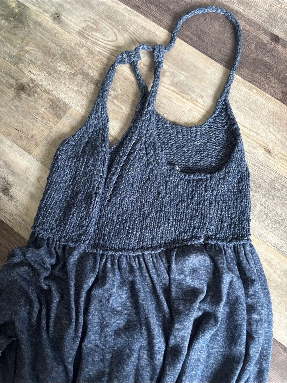 Free People Marled Knit Sweater Halter Top Tunic size small